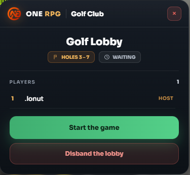 Golf Club Lobby Finish