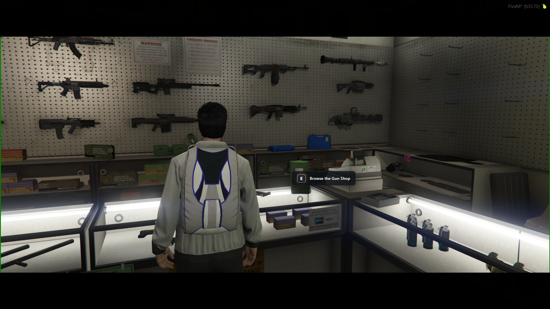 Gun Shop Interaction