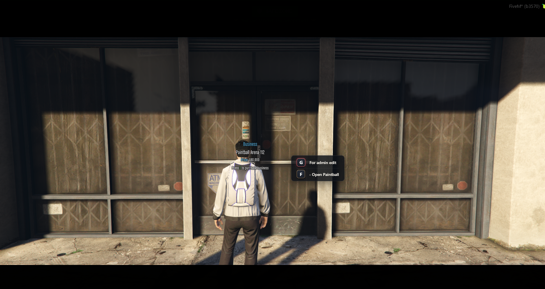 Paintball Arena Entrance