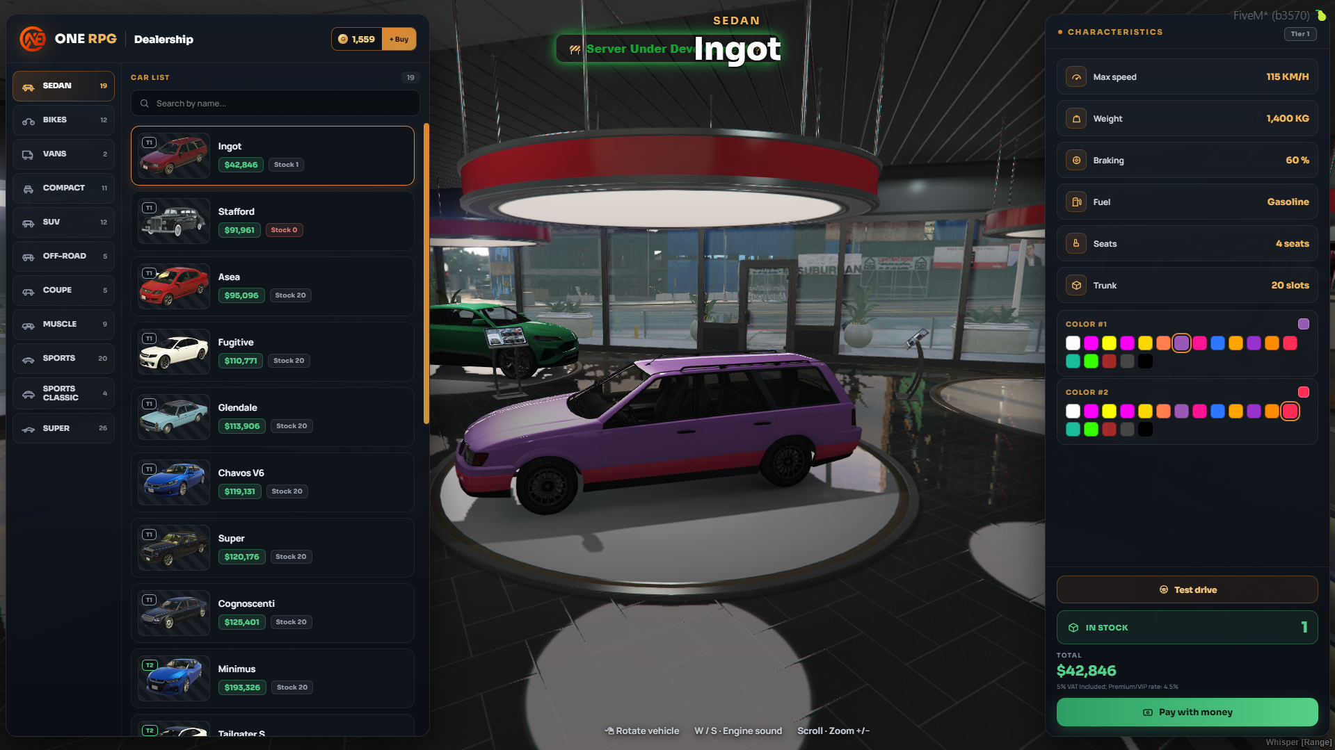 Dealership Interface