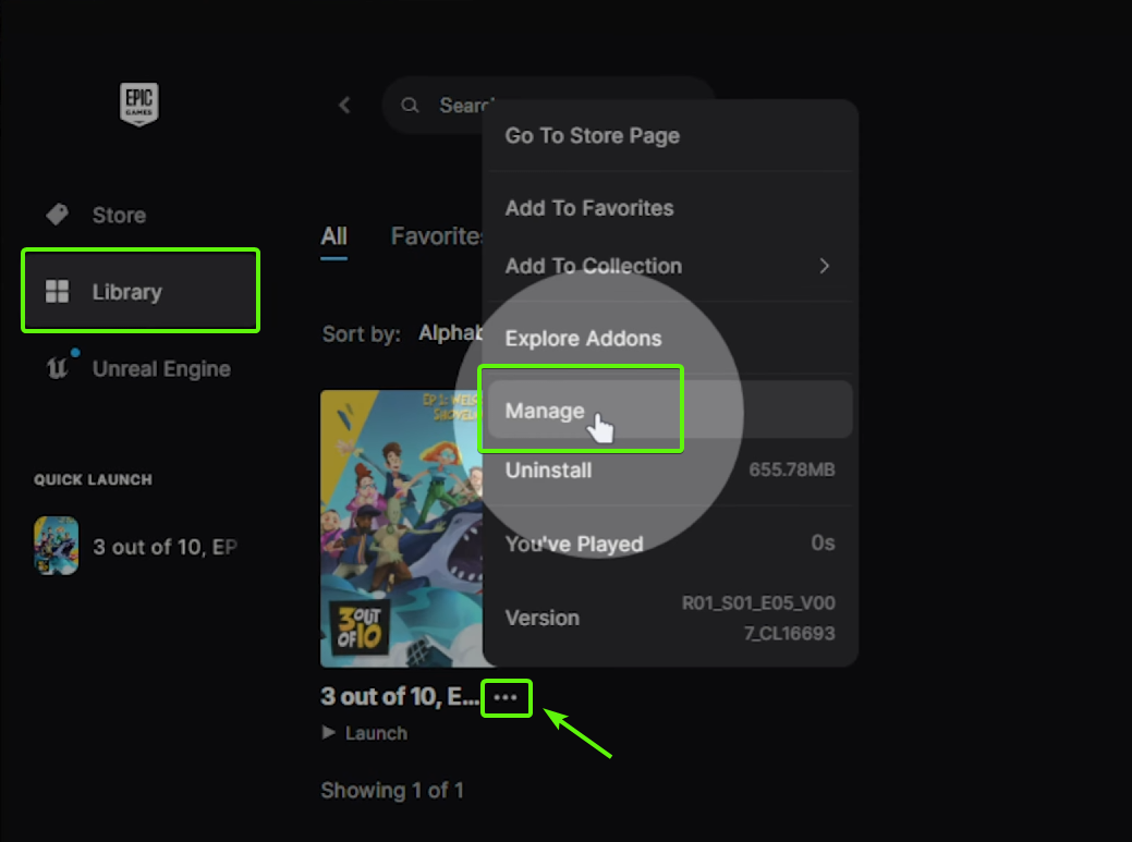 Epic browse path