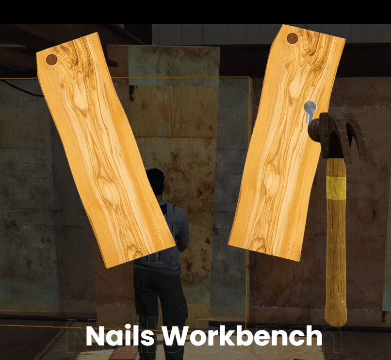 Builder Minigame Nail Hammer