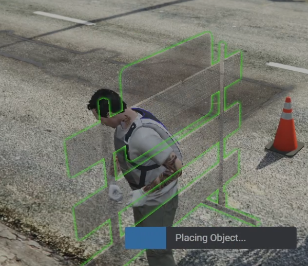 Builder Minigame Placing Object