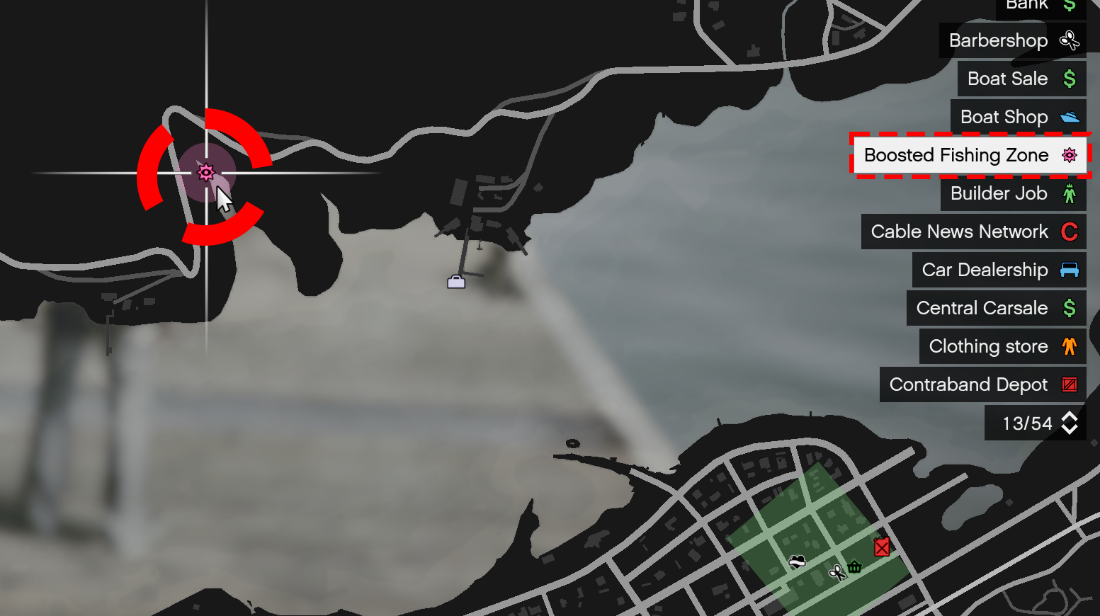 Fisherman Boosted Zone
