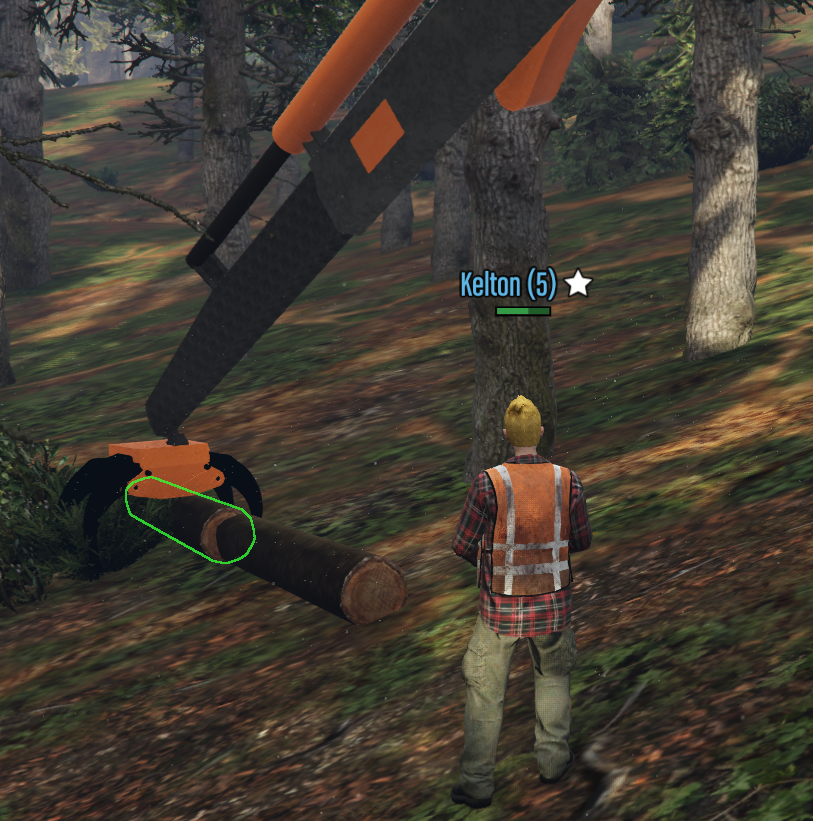 Lumberjack Log Green
