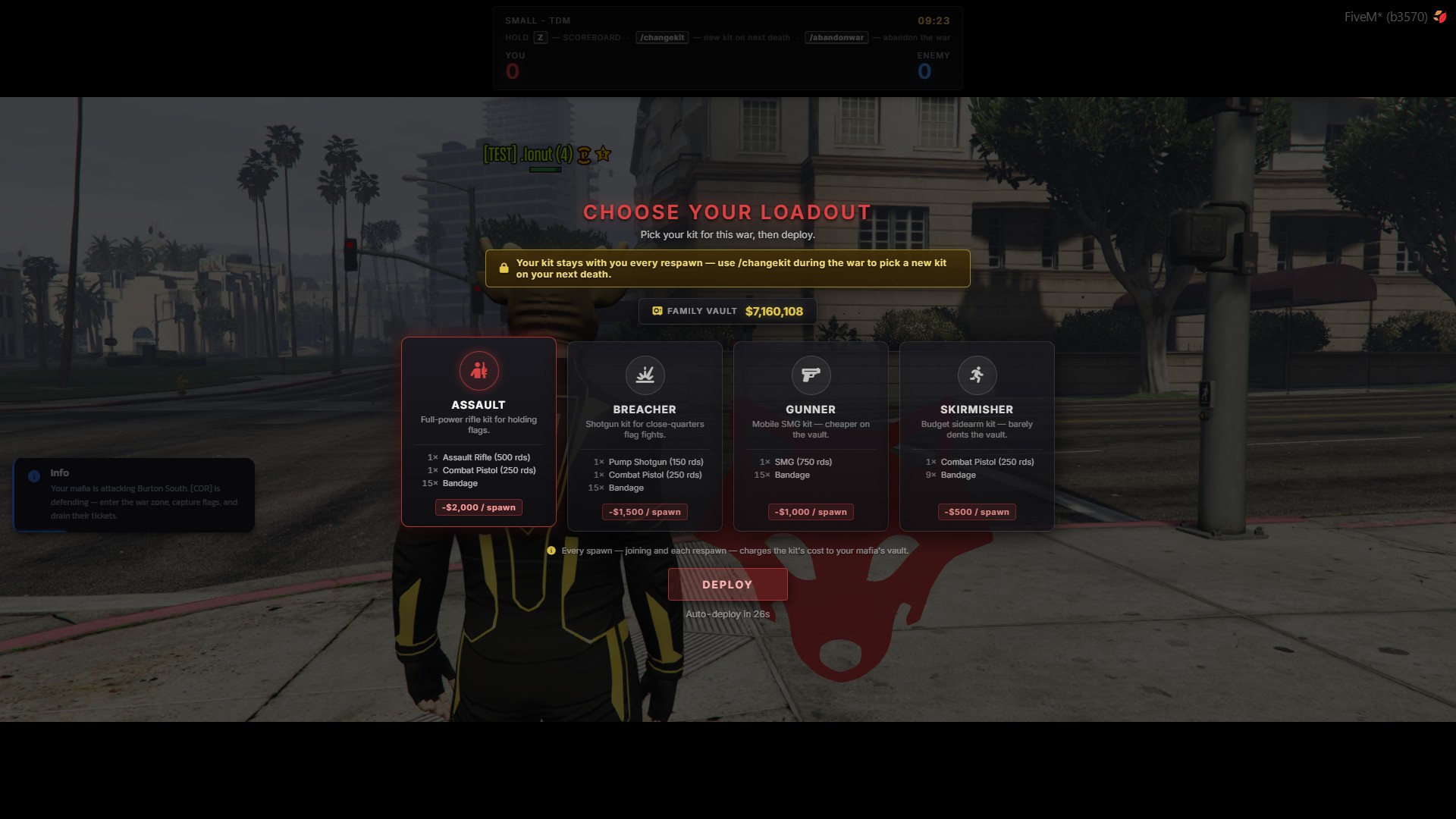 Selectare Loadout War