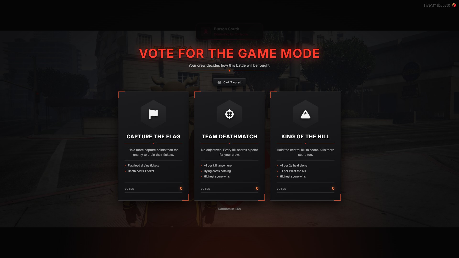 Votare Mod de Joc War