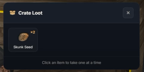 Crate Loot Interface