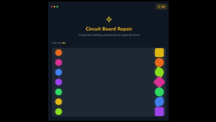 Circuit Board Repair Minigame
