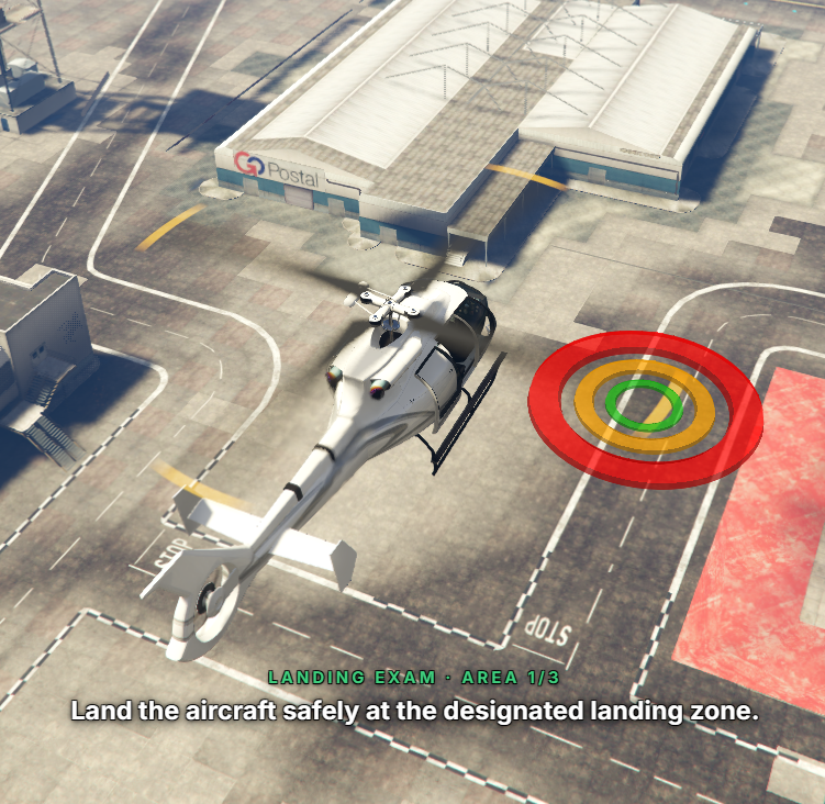 Helicopter Landing Exam Live