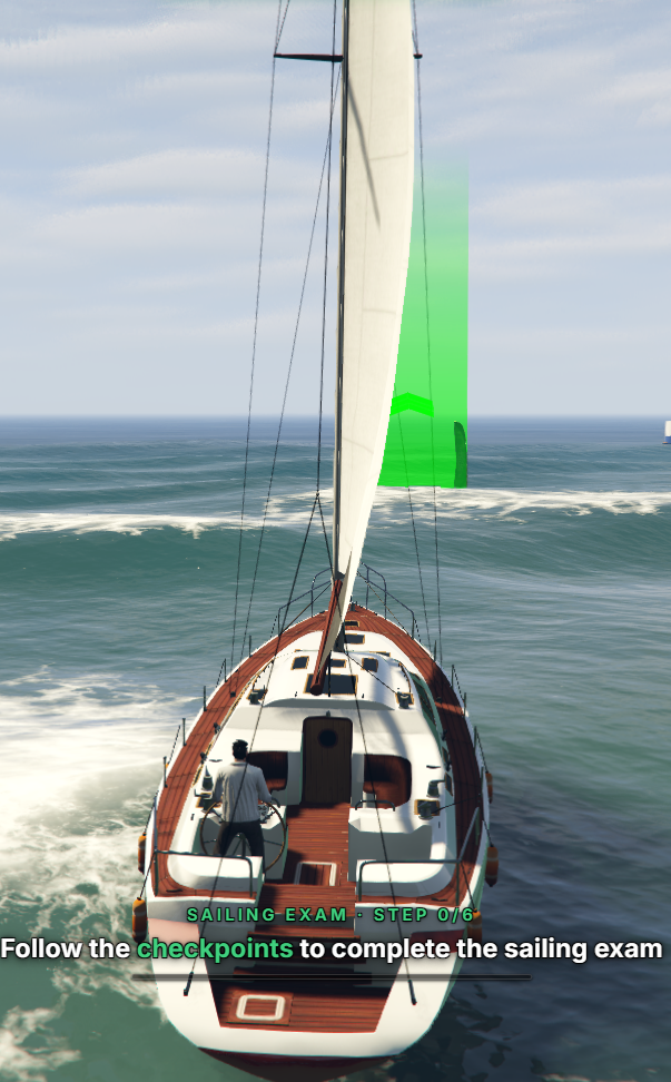 Sailing License Exam Track