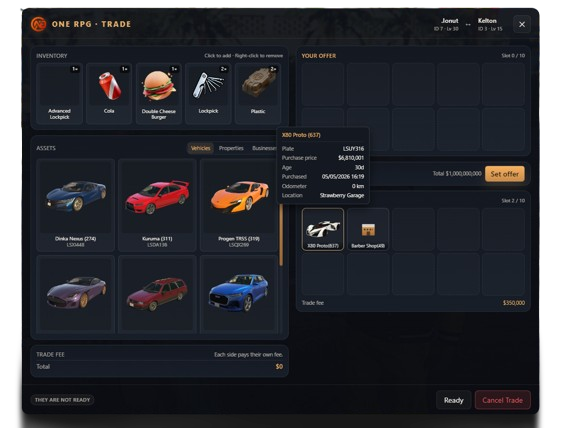 Trade Hover