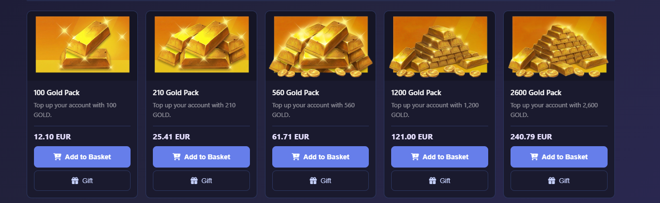 Cumparare Gold